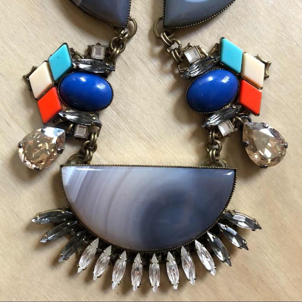 Anton Heunis Agate Statement Necklace